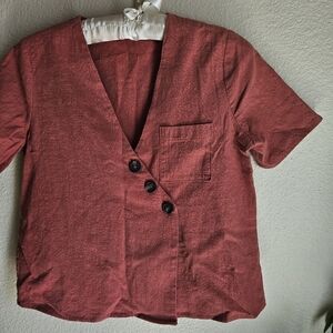 100% cotton Small  blouse🫶